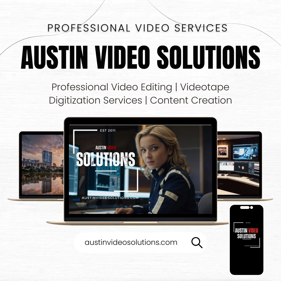 Your cherished memories, safely and securely converted from VHS to digital format with Austin Video Solutions