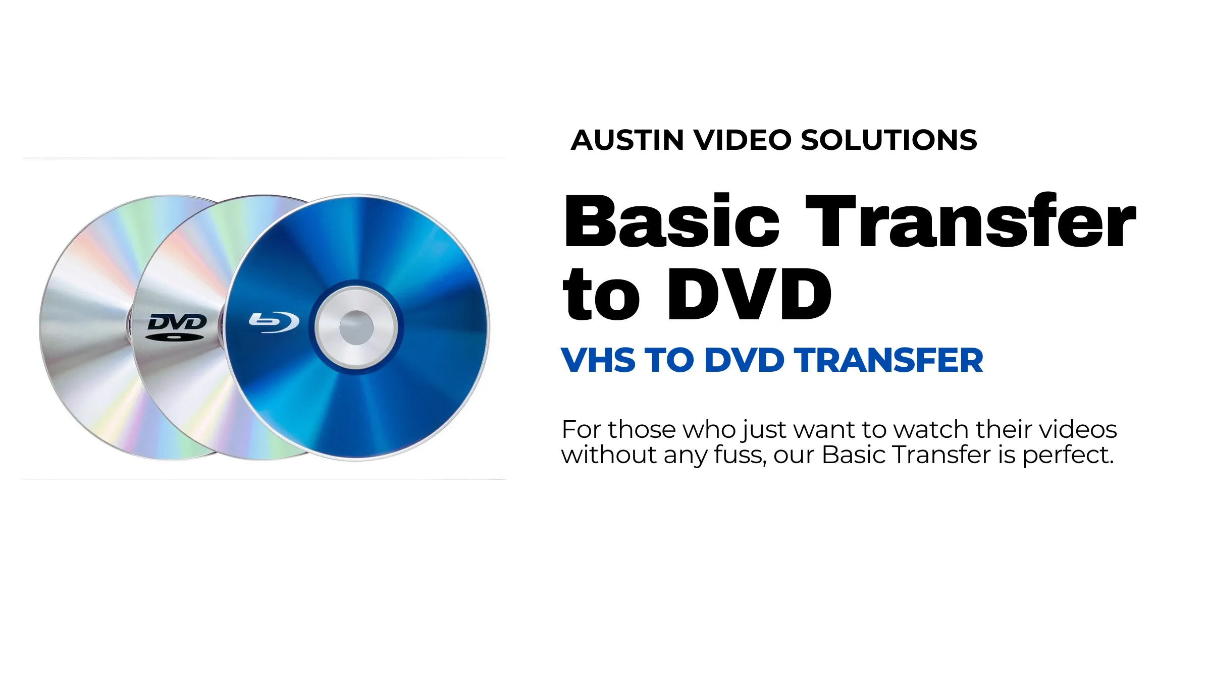Austin Video Solutions offers professional video editing and post-production services, specializing in videotape conversion.