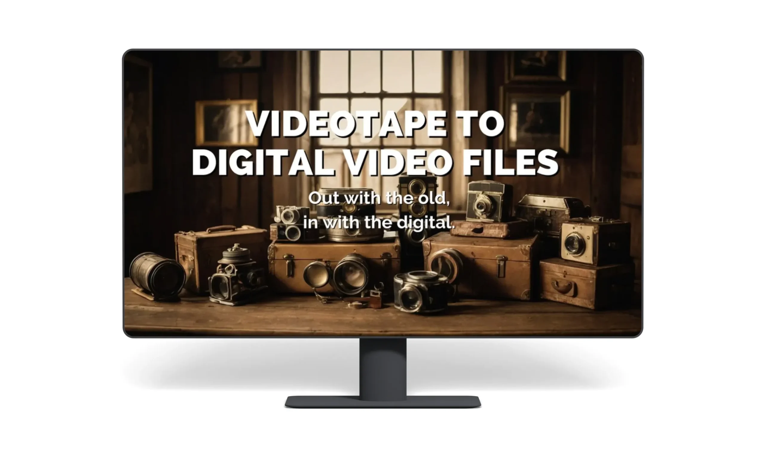 VHS tape to editable digital file