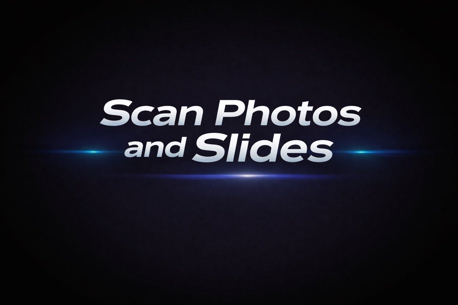 Photo slide and negative scanning — hand-scanned digitization